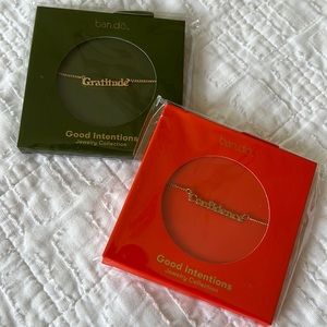 SOLD NIB Ban.do Good Intentions Necklace